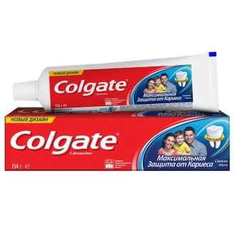 Зубная паста COLGATE защита от кариеса Свежая мята