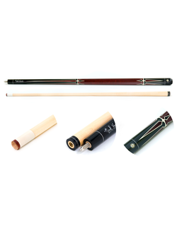 Кий / пул 2-pc "Nick Varner 209" бордово-черный