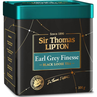 Чай Lipton Sir Thomas Earl Grey Finese черный 100 г