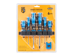 Набор отверток НО-06-38 серия МАСТЕР для проведения слесарно-монтажных работ, стержни из высокопрочной стали