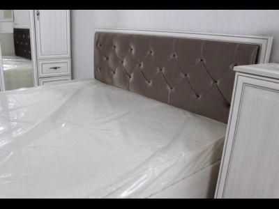 Кровать двуспальная " Габриэлла" 1.6 м с ортопедом (Олмеко)