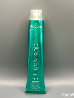 Kapous Крем-краска для волос 6.18 Hyaluronic acid Темный блондин лакричный 100 мл