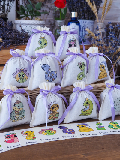 Набор ароматических лавандовых саше «Терариум» 10шт + мини открытки 10шт (50шт)