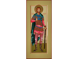 Гордий (Гордей) (Горгий) Каппадокийский, Святой мученик. Рукописная мерная икона.