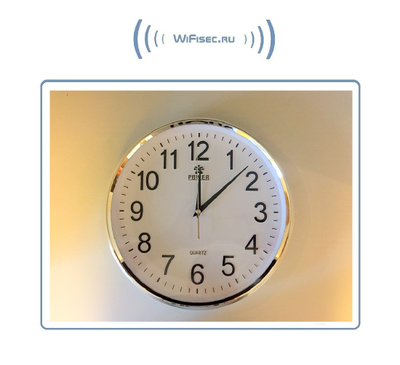 IP видеоняня WiFi (Настенные часы, круглые) с аккумулятором и с DVR, HD (Pro iCam)