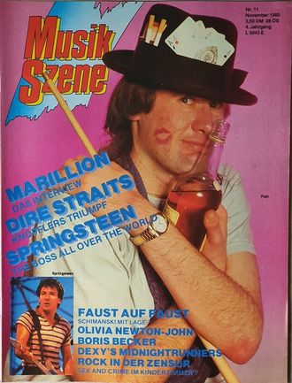 Music Szene Magazine November 1985 Fish, Marillion, Иностранные музыкальные журналы, Intpressshop