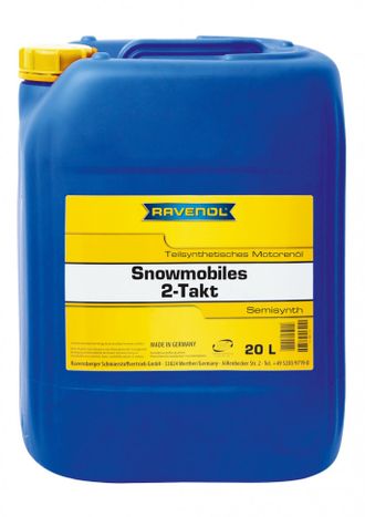 Масло моторное RAVENOL Snowmobiles Mineral 2-Takt для 2-х такт. снегоходов (Минеральное) - 20  л. (4014835728523)