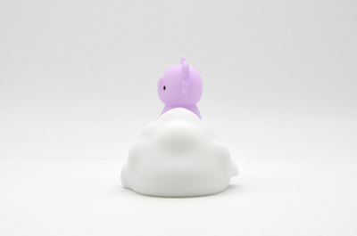 Ночник силиконовый СЛОНИК НА ОБЛАКЕ на аккумуляторе с  пультом (копия)