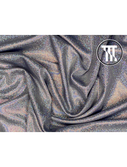 Трикотаж голограмма "Сахарок", цв. Серебро