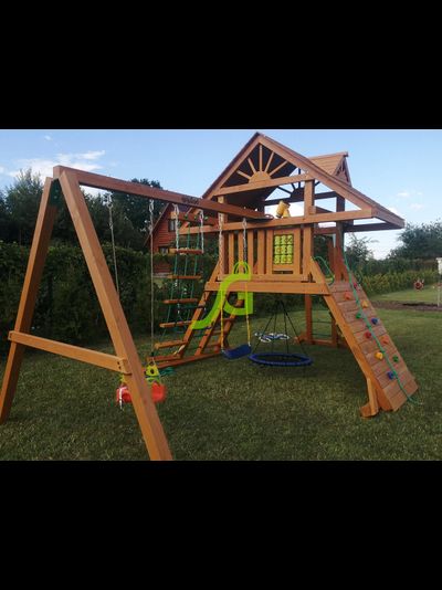 Детская площадка IgraGrad Крепость Фани с рукоходом (Дерево)