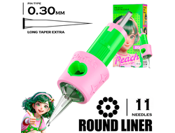 11 RLLT-X/0.30 - Round Liner Long Taper Extra - PEACH