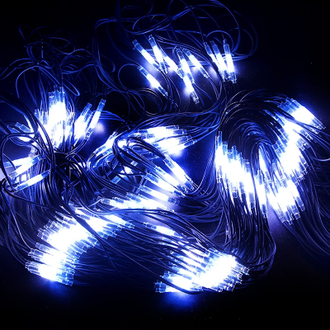 Гирлянда светодиодная Айсикл 48, 1,8 х 0,5 м, 230 В, синие 255-013