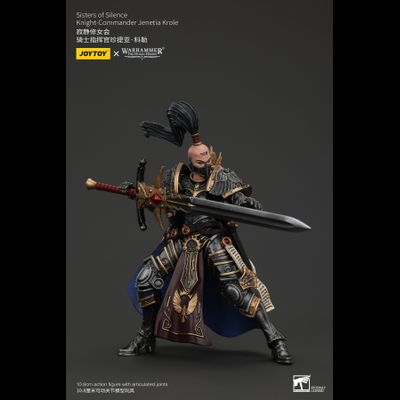 Дженеция Крол, рыцарь-командор Сестер Безмолвия (Warhammer Horus Heresy) - КОЛЛЕКЦИОННАЯ ФИГУРКА 1/18 Sisters of Silence Knight-Commander Jenetia Krole (JT00829) - JOYTOY