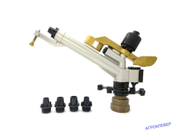 Металлический спринклер - пушка внут 1,5" 2,0-6,0бар радиус 16-29м, расход 5,1-24,8 м3/ч, набор из 4