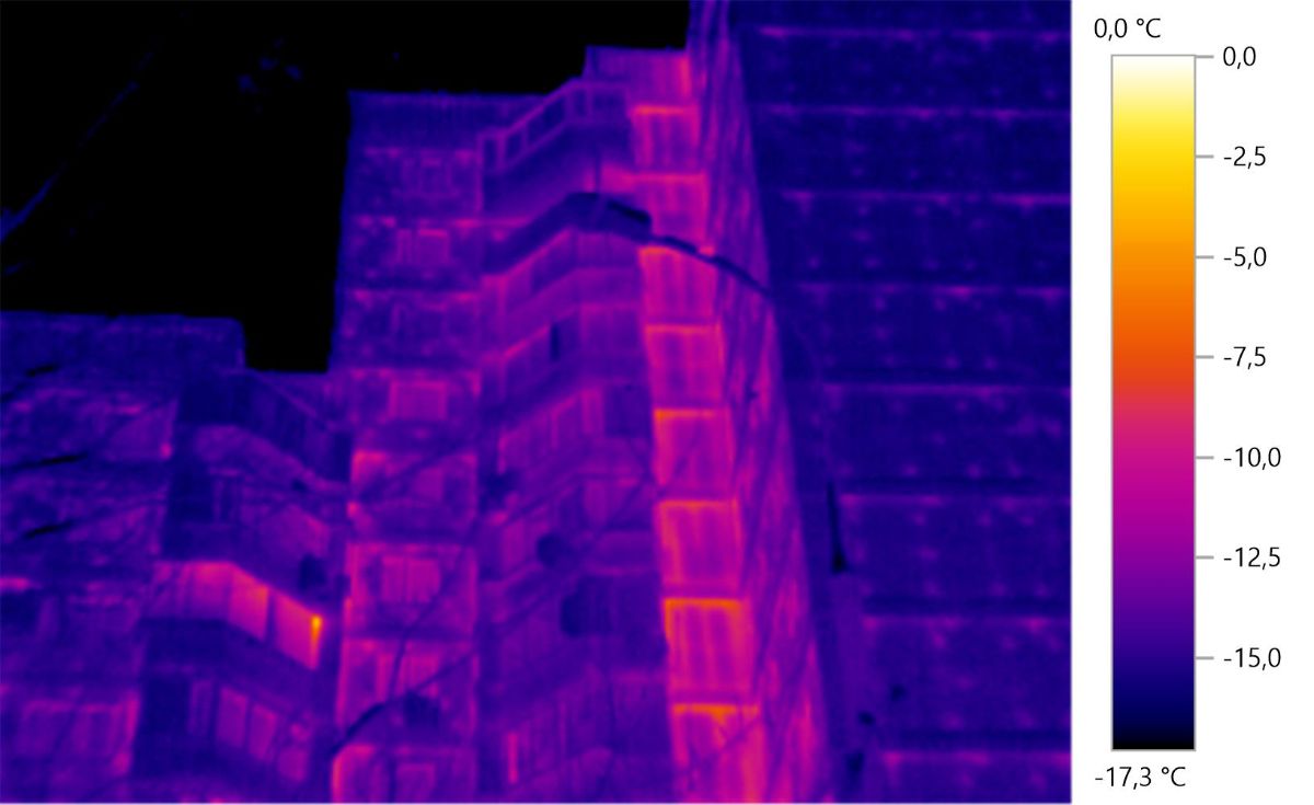 Проведение тепловизионного обследования квартиры жилого дома