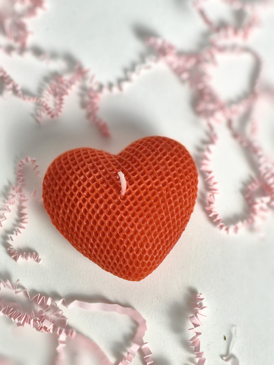 Свеча "Сердце" Красный