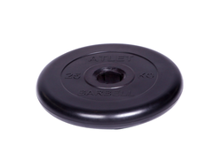 Диск обрезиненный Barbell Atlet d 51 мм чёрный 25 кг