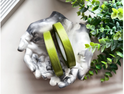 Лента атласная 1.2 см., рулон (23м.), ФИСТАШКОВЫЙ