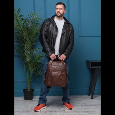 Кожаный рюкзак Corruda Premium brown (арт. 3092-53)