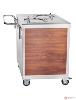 Прилавок для подогрева тарелок Abat ПТЭ-70КМ(П)-80