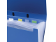 Портфель пластиковый STAFF А4 (330х235х36 мм), 7 отделений, индексные ярлыки, синий, 229242