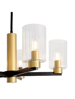 Freya, Потолочный светильник Ombre, FR2051CL-05BBS