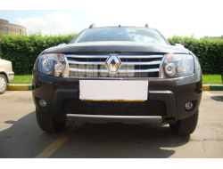 Защита радиатора Renault Duster 2011-2015 black