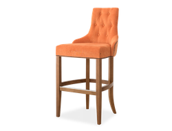 Барный стул Мартин, Размер 560х600х1240 (сиденье 830) мм, обивка и тон массива бука на выбор