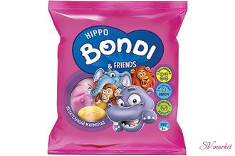 «HIPPO BONDI &amp; FRIENDS», мармелад жевательный в форме половинок животных, 100 г