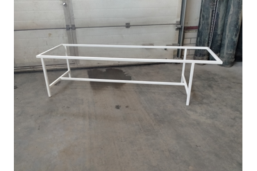 Каркас кушетки, труба профильная 25х25, порошковая покраска белый глянец