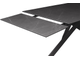 Стол AMADEY антрацит/керамика серый камень 180(260)х98