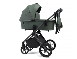 Коляска 3в1 Peppy Monaco 2025 Oliva Green, рама Серая (Rise)