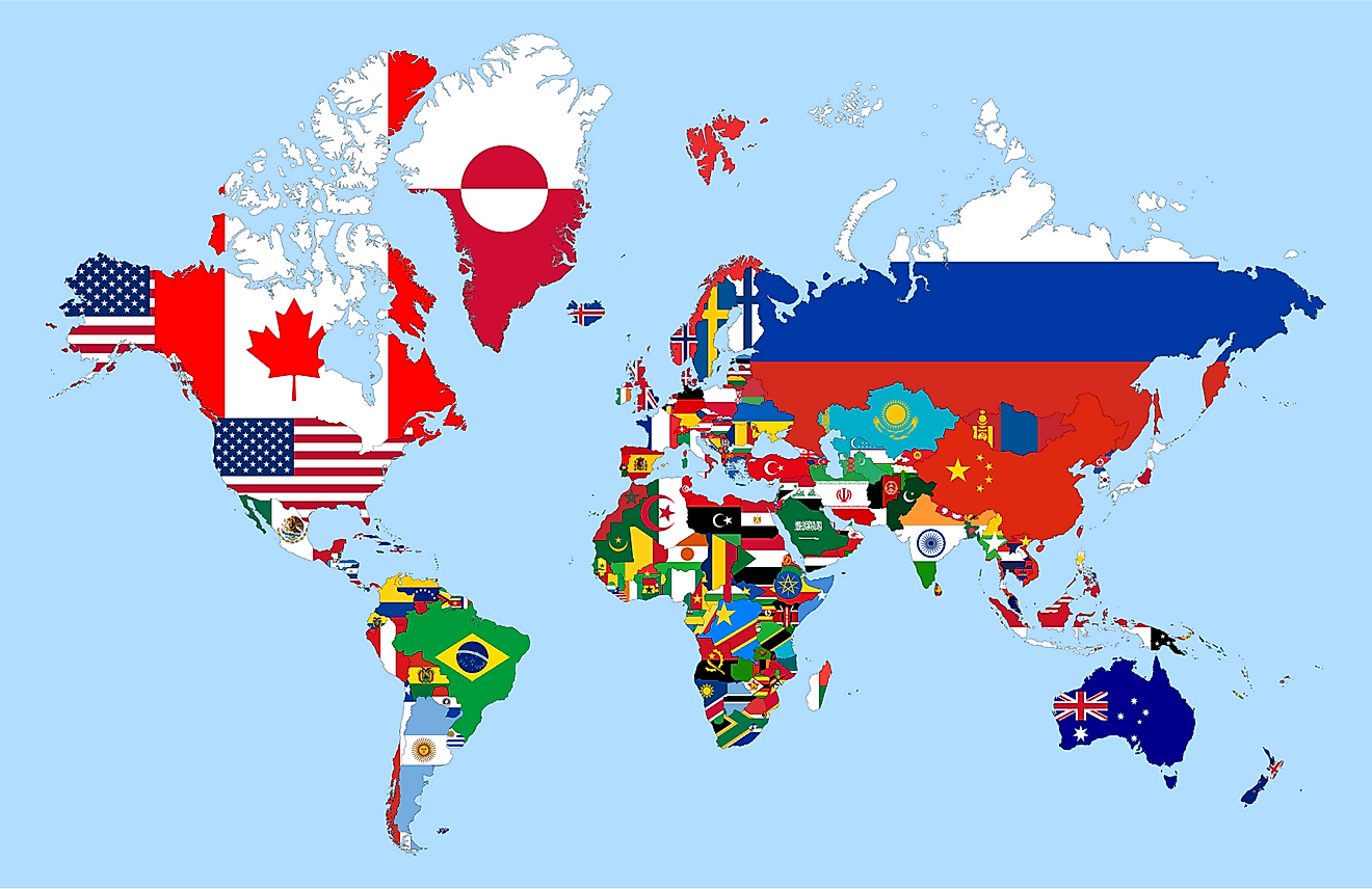 Красивые флаги стран