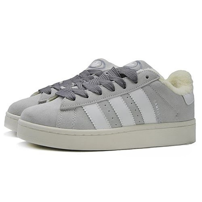 Зимние Adidas Campus 00s Grey With Fur