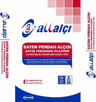 Сатиновый полировочный гипс ALL ACLI (шпатлевка финишная) 25 кг