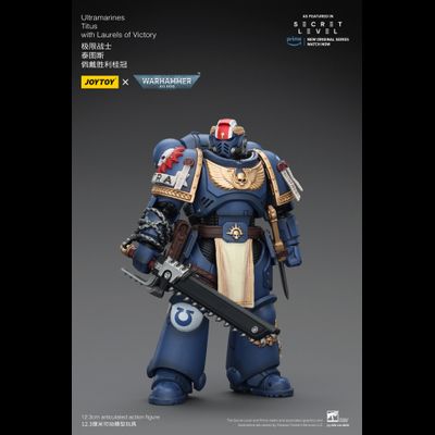 Тит, лейтенант Ультрамаринов (Warhammer 40K) - КОЛЛЕКЦИОННАЯ ФИГУРКА 1/18 Ultramarines Titus with Laurels of Victory (JT02779) - JOYTOY