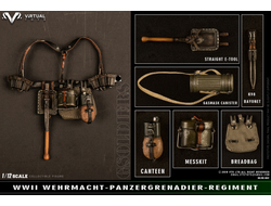 Немецкий солдат 1/12 scale POCKET ELITE SERIES WWII German Army Wehrmacht VG002 VTS TOYS