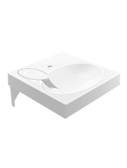 Раковина Paola Liguria 600 над стиральной машиной