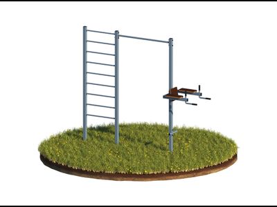 Спортивный комплекс 4 в 1 - Лестница, Турник, Брусья, Пресс (UK-050)