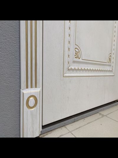 VFD. GRETA/ BIANCO CLASSIC PG. ГРЕТА/ БЬЯНКО КЛАССИК-ПАТИНА ЗОЛОТО. ПОЛОТНО ГЛУХОЕ