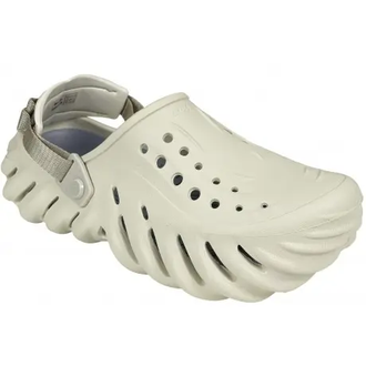 CROCS ECHO CLOG BONE GREY БЕЛЫЕ С СЕРЫМ
