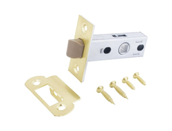 Защелка АЛЛЮР АРТ L45-8-P SB мат.золото пластик торц.планка 25мм б/ручек  [52416]