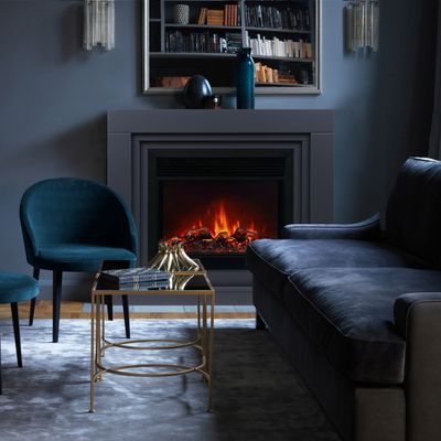Электрокамин Нео GR с очагом MoonBlaze Deluxe BL