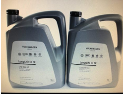 Масло моторное  "Longlife III 0W-30", 5л GR52195M4 ,    ЗАМЕНА VAG "Longlife III 5W-30 G052195M4/GS55545M4EUR