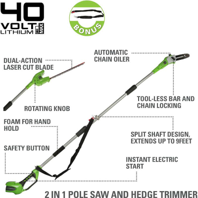 Greenworks G40PSH