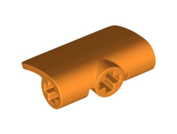 Technic, Panel Curved 2 x 3 x 1, Orange (71682 / 6358255)