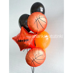 Фонтан 10 шаров "Баскетбол"