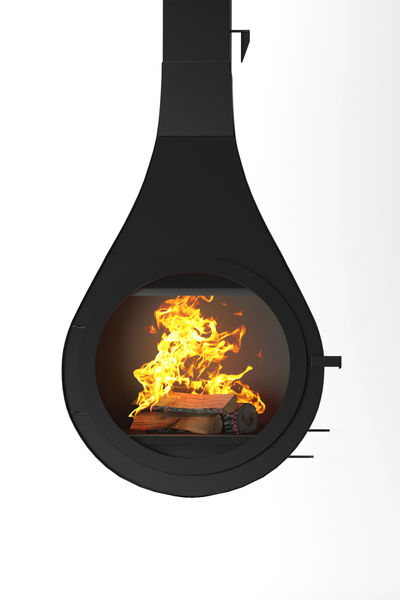 Подвесной камин для дома ROUND