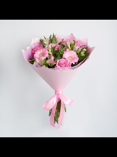 Розовый букет