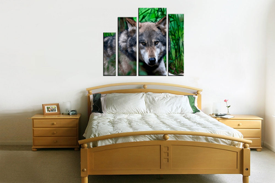 Модульная картина "Волк"